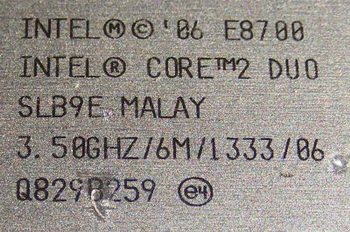 core 2 Duo e8700 